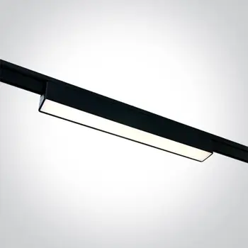 CRNA LINEARNA LED SVJETILJKA ZA FLAT MAGNETNE ŠINE 10W CCT 48V IP20
