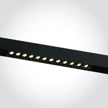 CRNA LINEARNA REFLEKTORSKA SVJETILJKA ZA MAGNETSKU ŠINU 12W CCT 48V MINI/MIDI