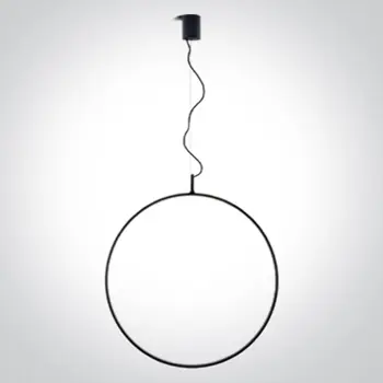 CRNI PRSTEN VISILICA 80cm 40W WW IP20 230V DIMMABLE