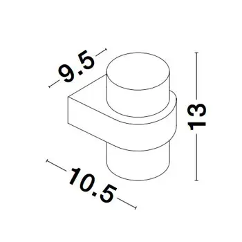 darf-vanjska-zidna-svjetiljka-led-2x5w3000k840lmip54crna-9457-02120786.webp