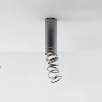 DECOMPOSE' LIGHT STROPNA SVJETILJKA E27 SIVA