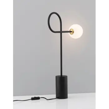 DEDALO STOLNA LAMPA G9 IP20/CRNA