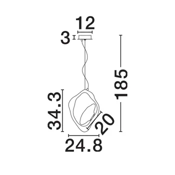 denise-visilica-led-4-w-310-lm-ip20-3000k-fi-25-zlatna-83503-02233566.webp