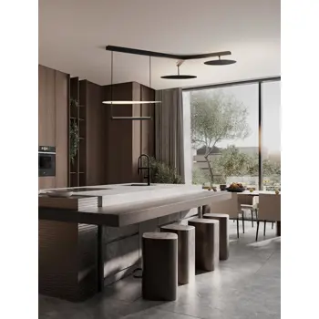 DIONA VISILICA LED/3000K/60W/4100Lm/CRNA I BIJELA