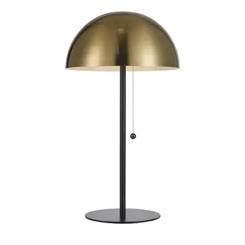 DOME STOLNA LAMPA CRNA/STARO ZLATO E14