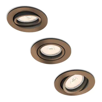 Donegal PHILIPS SET UGRADBENIH SVJETILJKI 3×GU10/55W/230V