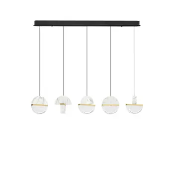 DORIN LED VISILICA BIJELA/STAKLO 30W IP20 2700K TRIAK PRIGUŠLJIVA