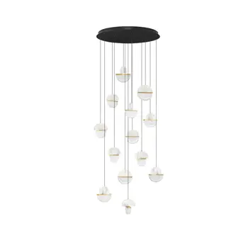 DORIN LED VISILICA BIJELA/STAKLO 72W IP20 2700K TRIAK PRIGUŠLJIVA
