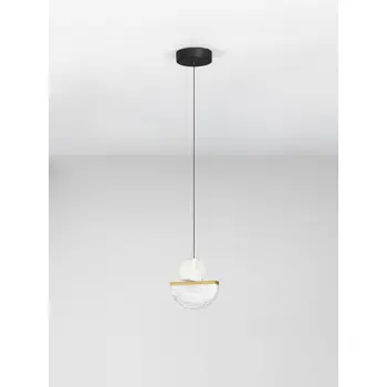 DORIN LED VISILICA BIJELA/STAKLO 7W IP20 3000K TRIAK PRIGUŠLJIVA