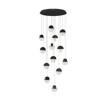 DORIN LED VISILICA CRNA/STAKLO 72W IP20 2700K TRIAK PRIGUŠLJIVA