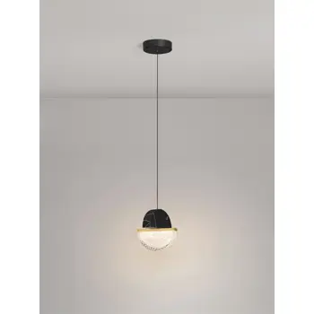 DORIN LED VISILICA CRNA/STAKLO 7W IP20 2700K TRIAK PRIGUŠLJIVA