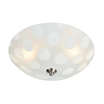DOTS PLAFONJERA 35CM FROSTED/ČELIK E14
