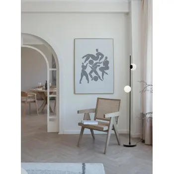 EDEM STAJAĆA LAMPA LED 16W/3000K/1860lm/ /IP20/CRNA