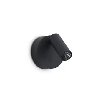 ELF AP ZIDNA LED SVJETILJKA 3W 3000K IP20 CRNA