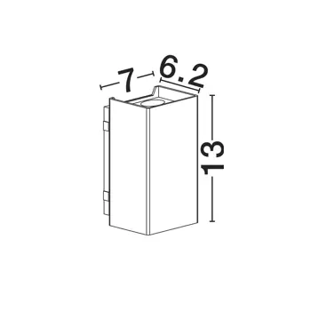 elio-vanjska-zidna-lampa-led-6watt-429lm-ip65-3000k-smeda-3715-02137552.webp