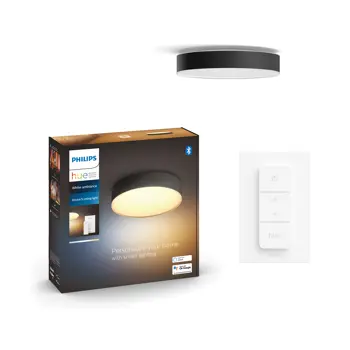 ENRAVE PHILIPS HUE pametna LED stropna svjetiljka M crna