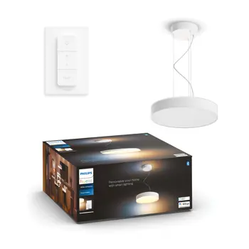 ENRAVE PHILIPS HUE pametna LED viseća svjetiljka bijela + Hue Dimmer Switch