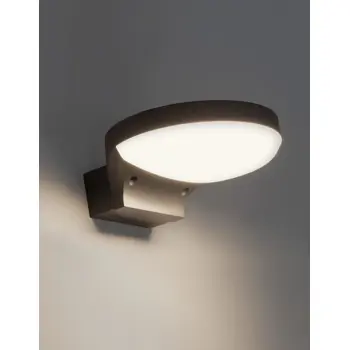 ENZI VANJSKA ZIDNA SVJETILJKA LED 15W/3000K/1630lm/IP54/Tamno Siva