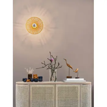 ERES ZIDNA LAMPA E27/12W/GOLD