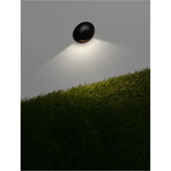 ERIS VANJSKA ZIDNA SVJETILJK LED 1Watt 24Lm IP67 3000K CRNA