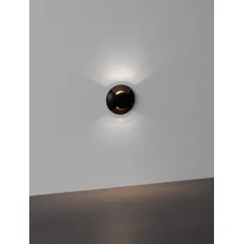ERIS VANJSKA ZIDNA SVJETILJKA LED 1Watt  26Lm IP67 3000K CRNA