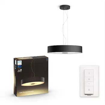 FAIR PHILIPS HUE pametna viseća svjetiljka crna + Hue Dimmer Switch