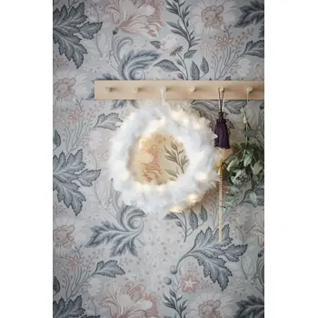 FEATHER VIJENAC 35cm BIJELA 40/DIOD/LED/3,5m