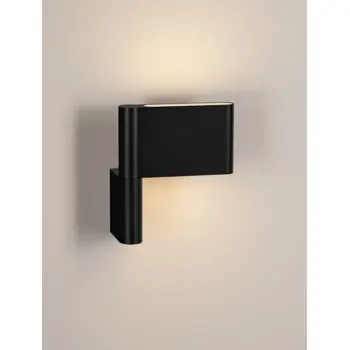 FLUSSO ZIDNA SVJETILJKA CRNA LED 5W 220-240V 189lm IP20 3000K