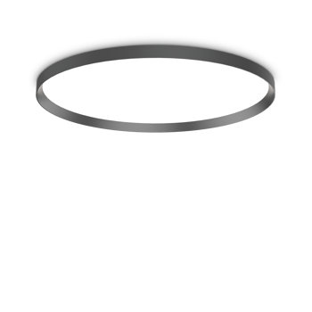 FLY LED PLAFONJERA PL D90 3000K CRNA IP40