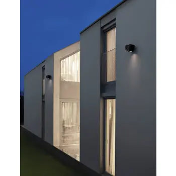 FOCUS VANJSKA ZIDNA SVJETILJKA GU10 7W/IP54/CRNA