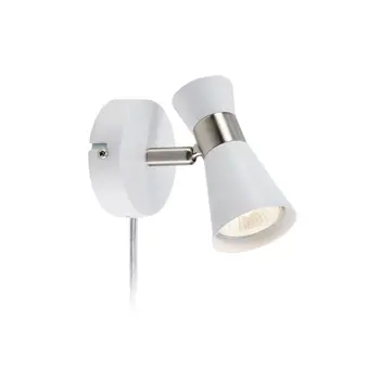 FOLIE ZIDNA SVJETILJKA 1L WHITE/SATIN NICKEL GU10