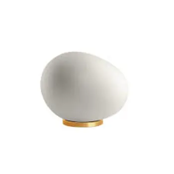 FOSCARINI GREGG MEDIA TAVOLO STOLNA LAMPA ON/OFF ZLATNO/BIJELA