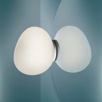 FOSCARINI GREGG PICCOLA ZRCALNA SVJETILJKA BIJELA