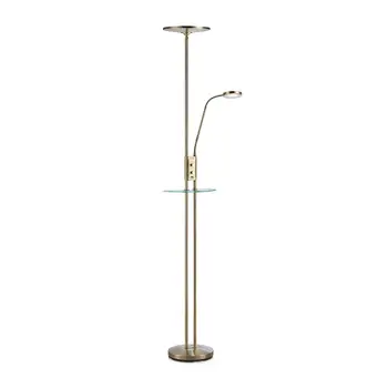 FRIEND UPLIGHT 2L LED ANTIQUE BRASS USB FIXED LED