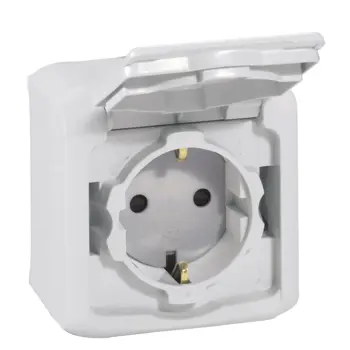 FRX-UTICNI ŠUKO 2P+E IP44  SIV