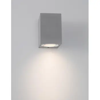 FUENTO VANJSKA ZIDNA SVJETILJKA GU10 7W/IP65/SIVA