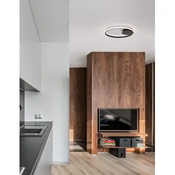 FULINE PLAFONSKA SVJETILJKA LED 32W/3000K/2320lm/DIMM/IP20/CRNA