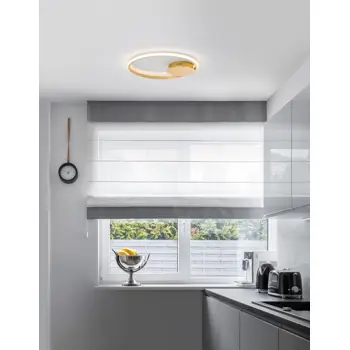 FULINE PLAFONSKA SVJETILJKA LED 32W/3000K/2320lm/DIMM/IP20/ZLATNA