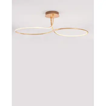 FUNGO PLAFONSKA SVJETILJKA LED 47W/3000K/2630lm/DIMM/IP20/ZLATNA