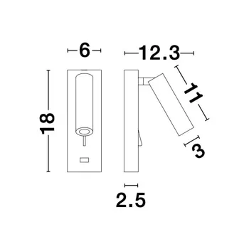fuse-zidna-lampa-led-3w3000k210lmip20bijela-35431-02102448.webp