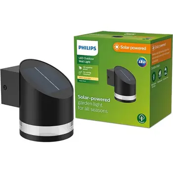 FYVE PHILIPS solarna LED svjetiljka White Ambiance 1.5W 27K crna