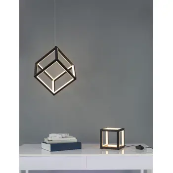 GABBIA VISILICA LED 45W/3000K/3375lm/DIMM/IP20/CRNA