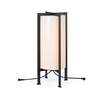 GARDEN 24 VANJSKA CYLINDER FRAME 54CM 6W WHITE/BLACK FIXED LED IP44