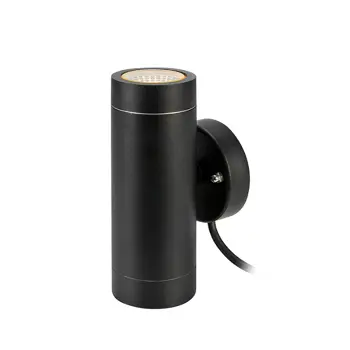 GARDEN 24 VANJSKA CYLINDER ZIDNA SVJETILJKA 2L BLACK FIXED LED IP44