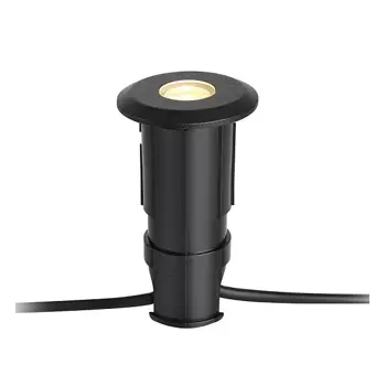 GARDEN 24 VANJSKA DECKLIGHT 3W 60MM BLACK FIXED LED IP44