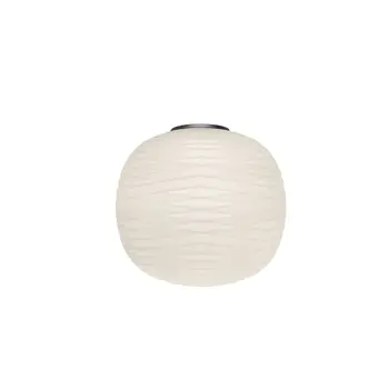 GEM SEMI ZIDNA LAMPA GRAFIT/BIJELA