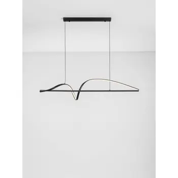 GEMMA LED VISILICA CRNA 26W IP20 3000K TRIAK PRIGUŠLJIVA