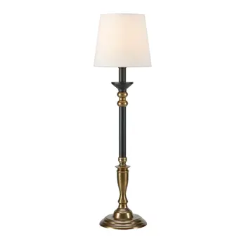 GENT STOLNA LAMPA 1L ANTIQUE/BLACK/OFFWHITE E27