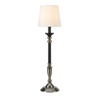 GENT STOLNA LAMPA 1L STEEL/BLACK/OFFWHITE E27