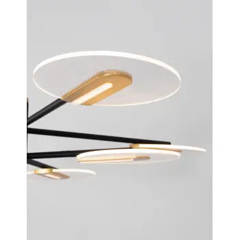 GENTI VISILICA LED 54W/3000K/3606lm/IP20/CRNA & ZLATNA